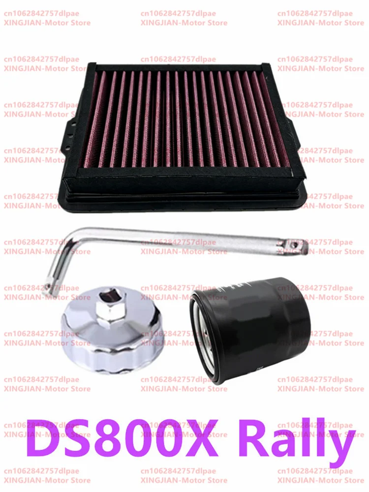 Filtro de aire alto flujo Voge DS800X Rally con herramientas